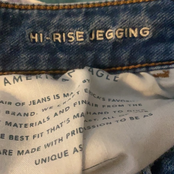 American Eagle high rise jegging size 12 - Picture 4 of 7